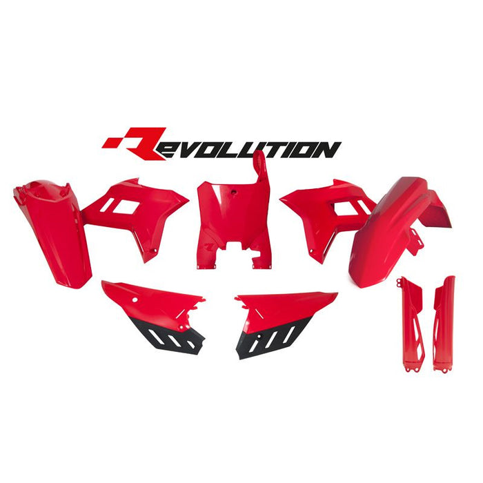 Plastics Kit Rtech Revolution Honda Crf250R 22-24 Crf450R 21-24 Red