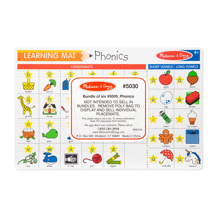 Phonics Write-A-Mat (Bundle of 6)