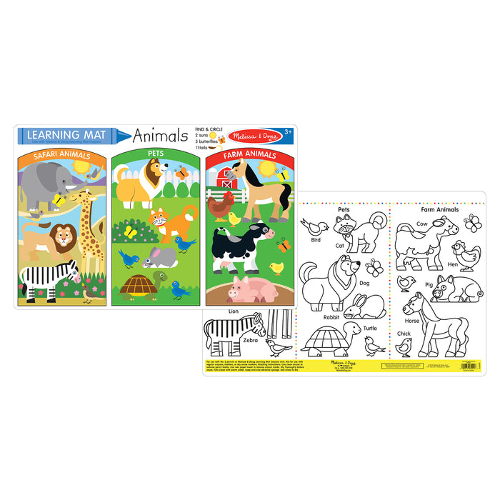 Animals Learning Mat (Bundle of 6)