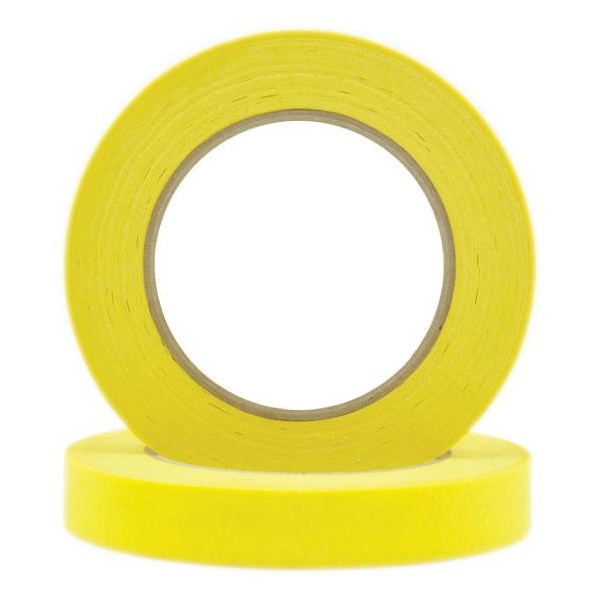 Eds Auto Masking Tape Yellow 18Mm X 50M Box Of 48