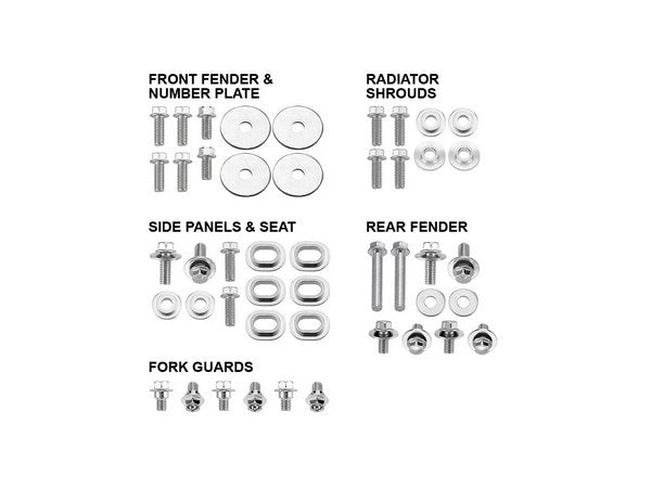 BODY PANEL FASTENER BOLT PACK PSYCHIC SUZUKI RMZ450 18