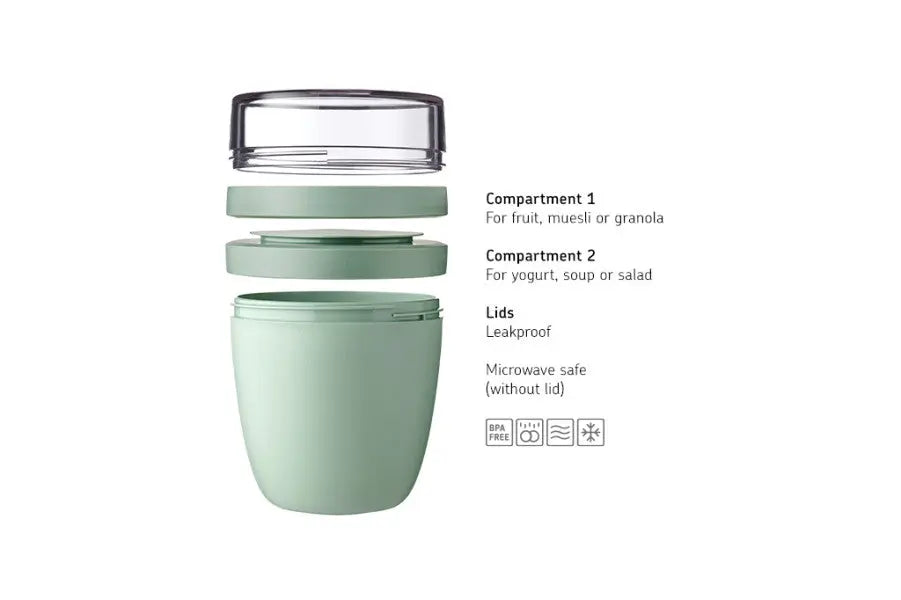 Mepal Lunch Pot Ellipse Nordic Sage