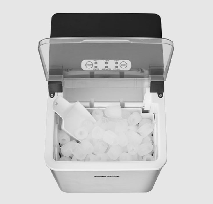 Morphy Richards Compact Ice Maker 12kg Stainless Steel MRICE12SS