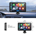 Ottocast Carplay & Android Auto Wireless Screen 7" With 2K Front Camera