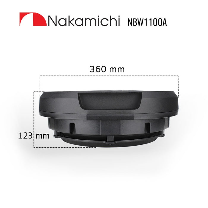 Nakamichi Nbw1100A 11" Spare Tyre Wheel Active Subwoofer*