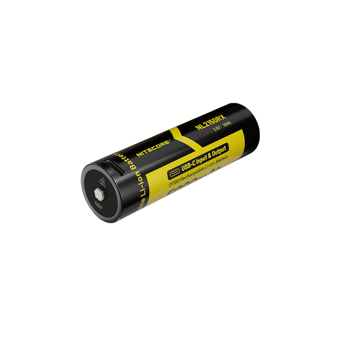 Nitecore Li-Ion 21700 Rechargeable Battery 5000Mah With Usb-C Port