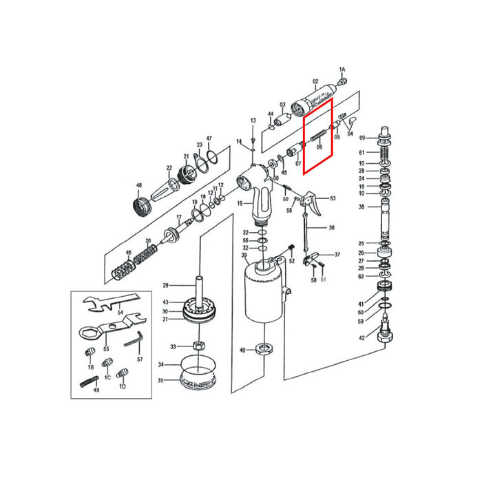 M7 Part Pa-301P06 Spring