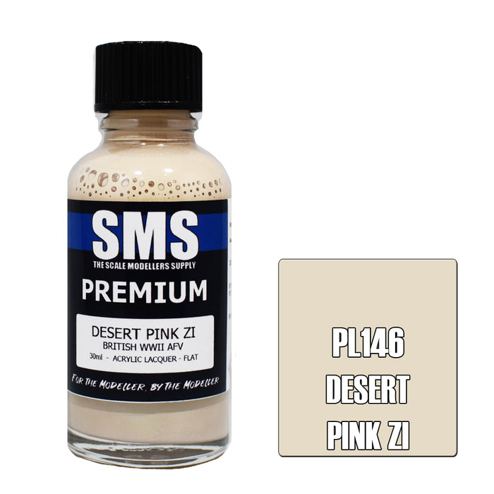 Air Brush Paint 30Ml Premium Desert Pink Zi Acrylic Lacquer Scale Modellers Sup