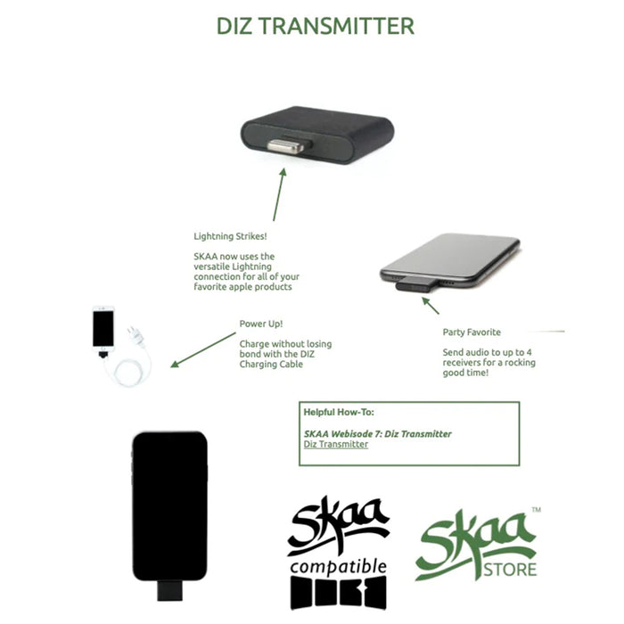 Skaa Transmitter Dizz Apple Lightning Connector