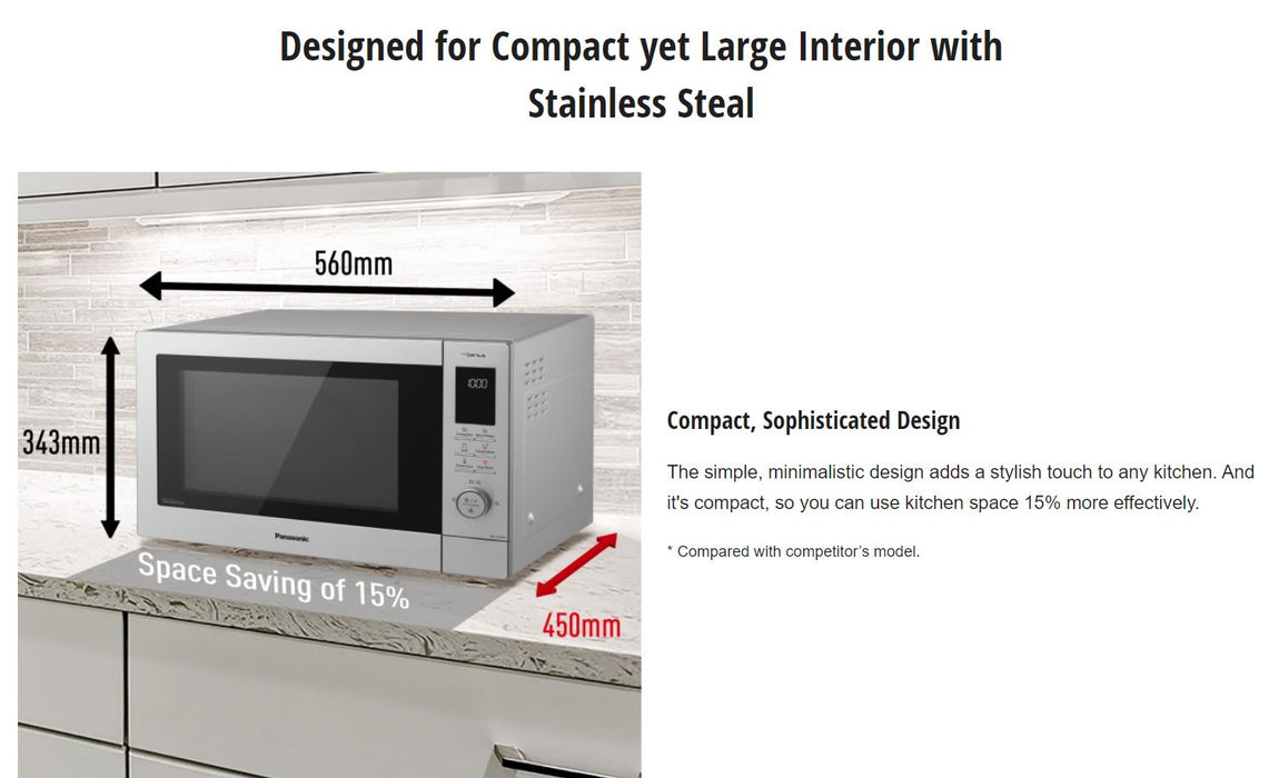 Panasonic 34L Combination Microwave