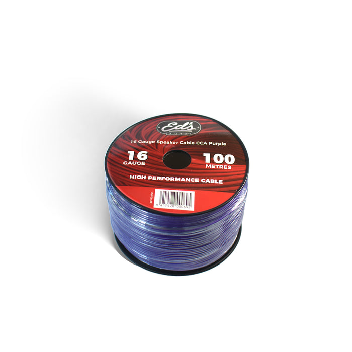 Eds 16 Gauge Speaker Cable Cca 100M Purple