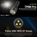 Nitecore Tm9K Tac 9900 Lumen Usb-C Rechargeable Flashlight