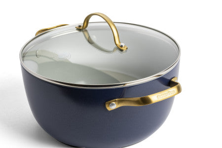 GreenPan Green Pan Padova Navy Blue Covered Casserole 24cm/4.7L