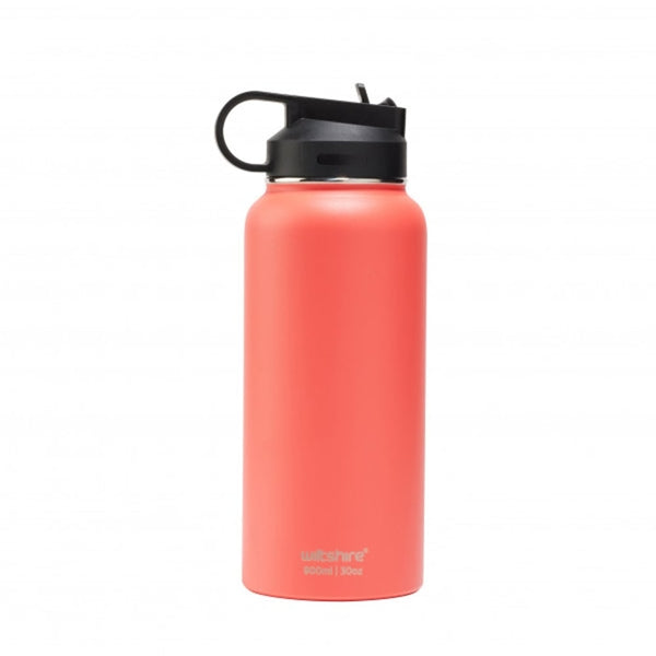 Wiltshire Stainless Steel Bottle Coral 900ml