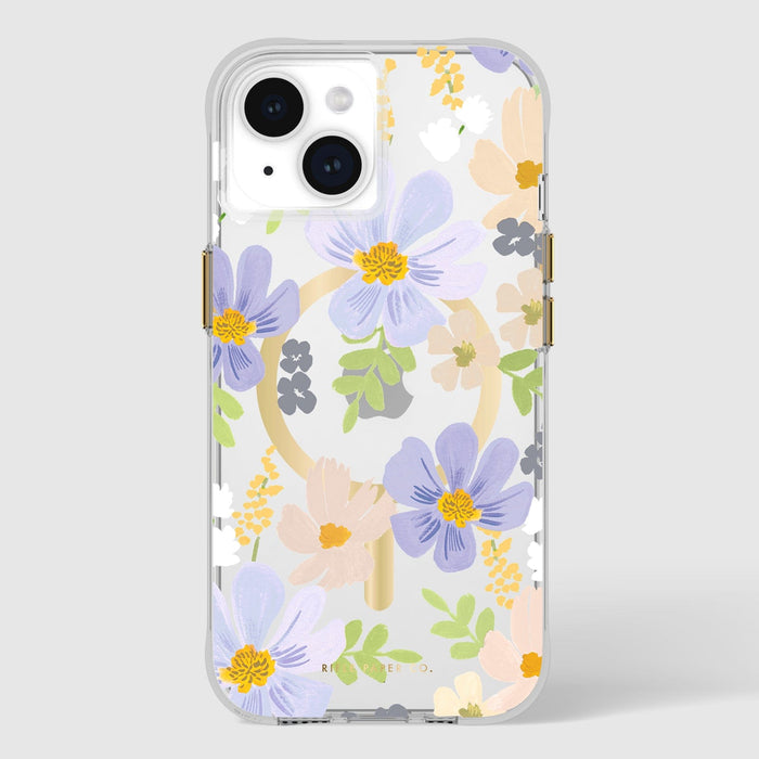 Casemate Apple iPhone 15 Case Rifle Paper Co. Pastel Marguerite MagSafe