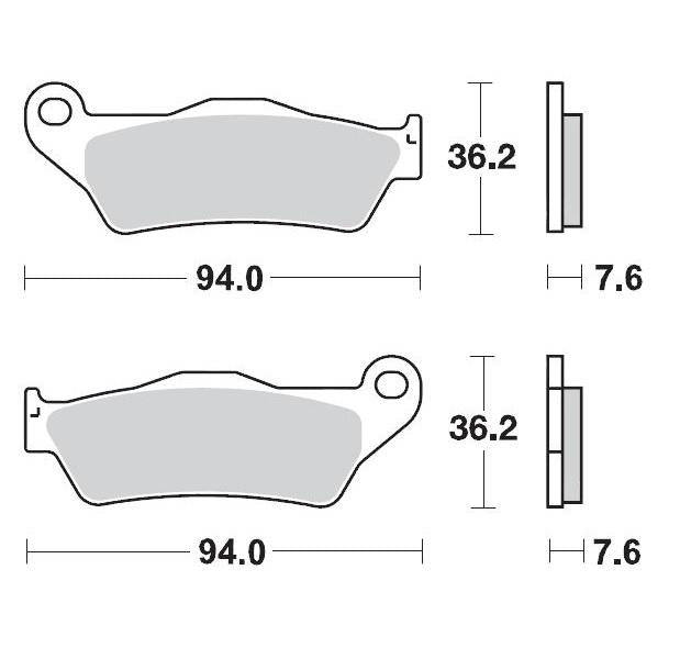 Brake Pads Front Moto Master Nitro Sport Gas Gas Husaberg Husqvarna Ktm Sherco T