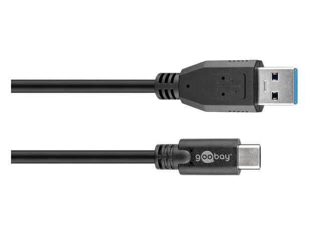 Goobay USB-C to USB A 3.0 cable blackÂ 1.0m