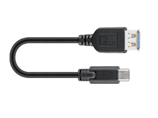 Goobay USB-C to USB A port cable black 0.2m