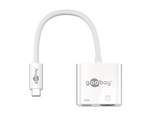 Goobay USB-C HDMI adapter (4k 60 Hz)3A/60W white