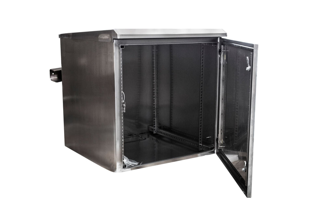 DYNAMIX 12RU Stainless Outdoor Cabinet 611x625x640mm (WxDxH). SUS316 Stainless S