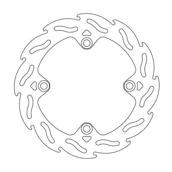 BRAKE DISC REAR MOTO MASTER FLAME SHERCO SC125 SC250 SC300 SC250F SC300F SC450F SC500F SEF500 19-21