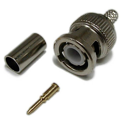 DYNAMIX 3 pcs RG6, 75ohm, BNC Connector Crimp Type