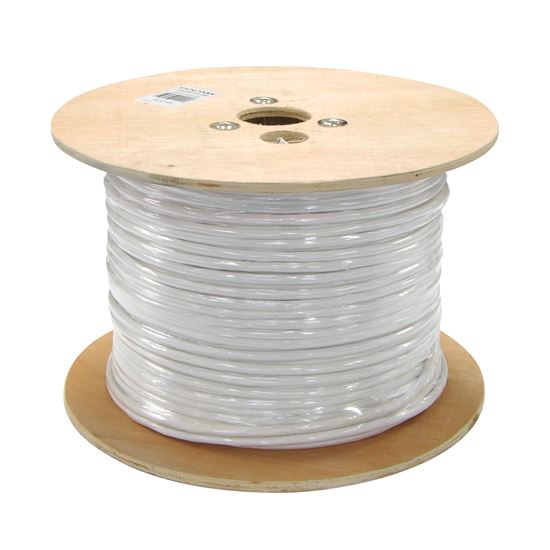 DYNAMIX 305m Cat5E STP STRANDED Shielded Cable Roll, 100MHz, 26AWGx4P, White