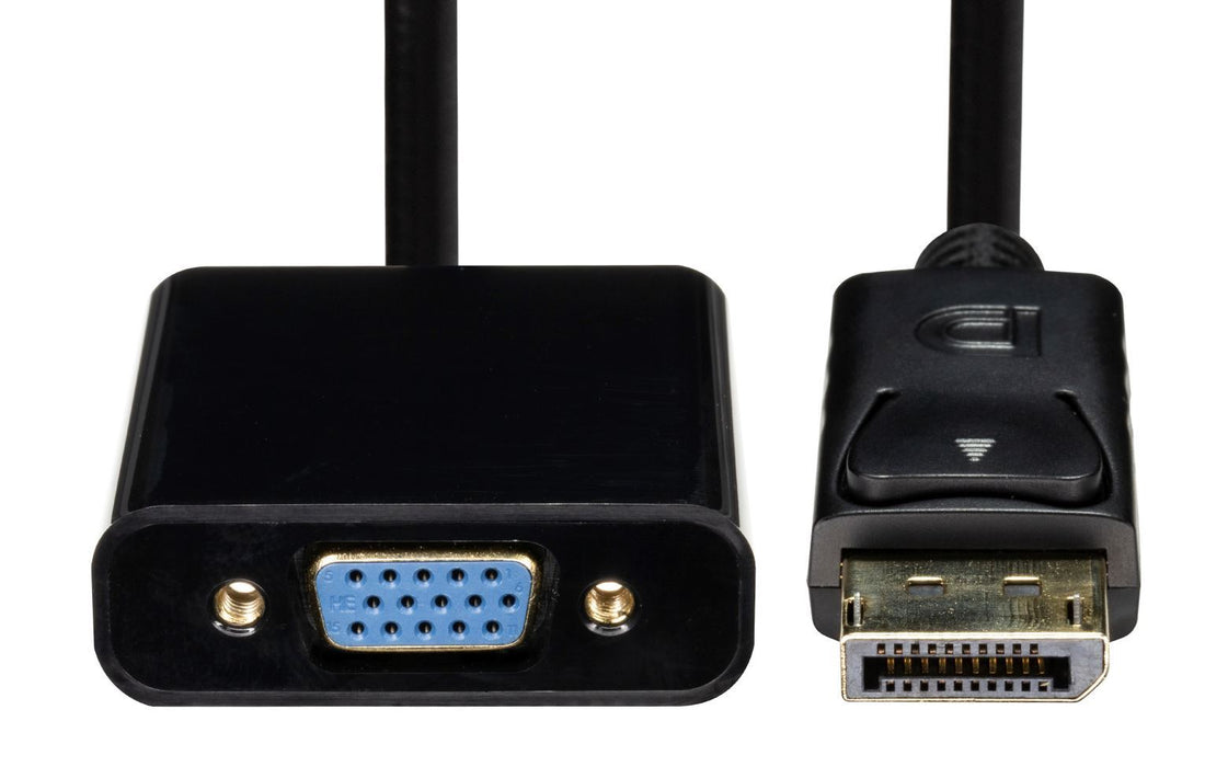 DYNAMIX 0.2m DisplayPort to VGA Female Cable Adapter. Max Res: 1920x1080.