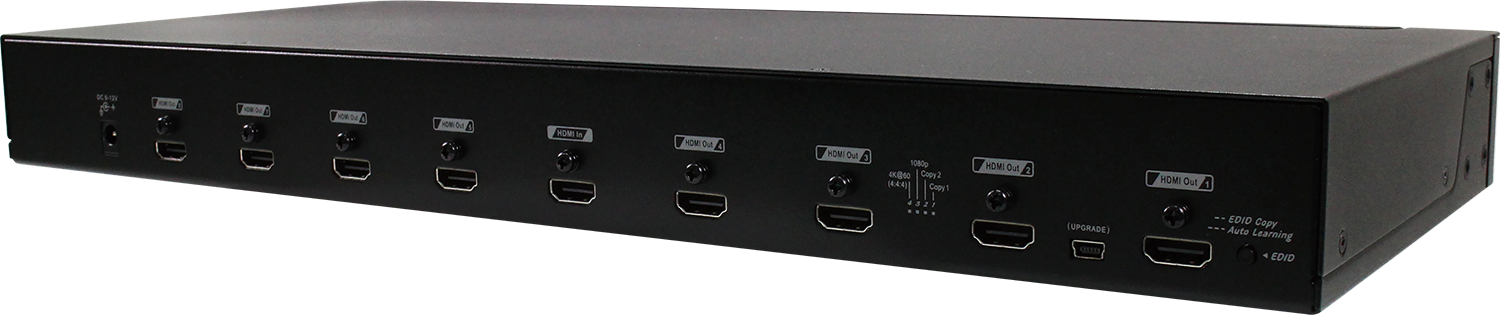 REXTRON 1 in 8 Out HDMI 2.0 Splitter. Supports Ultra-HD Resolution up to 4K@60Hz