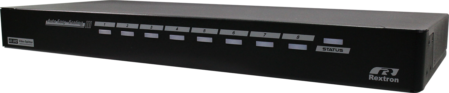 REXTRON 1 in 8 Out HDMI 2.0 Splitter. Supports Ultra-HD Resolution up to 4K@60Hz