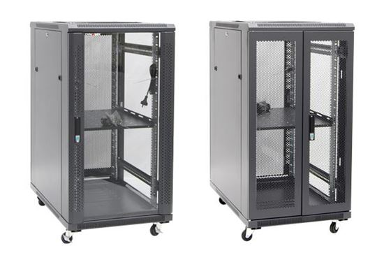 DYNAMIX 22RU Server Cabinet 1000mm Deep (600 x 1000 x 1190mm). Incl. 1 x Fixed S