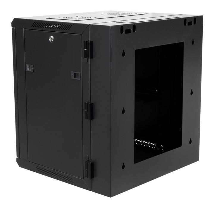 DYNAMIX 12RU Universal Swing Wall Mount Cabinet. Removable Rackmount supplied wi