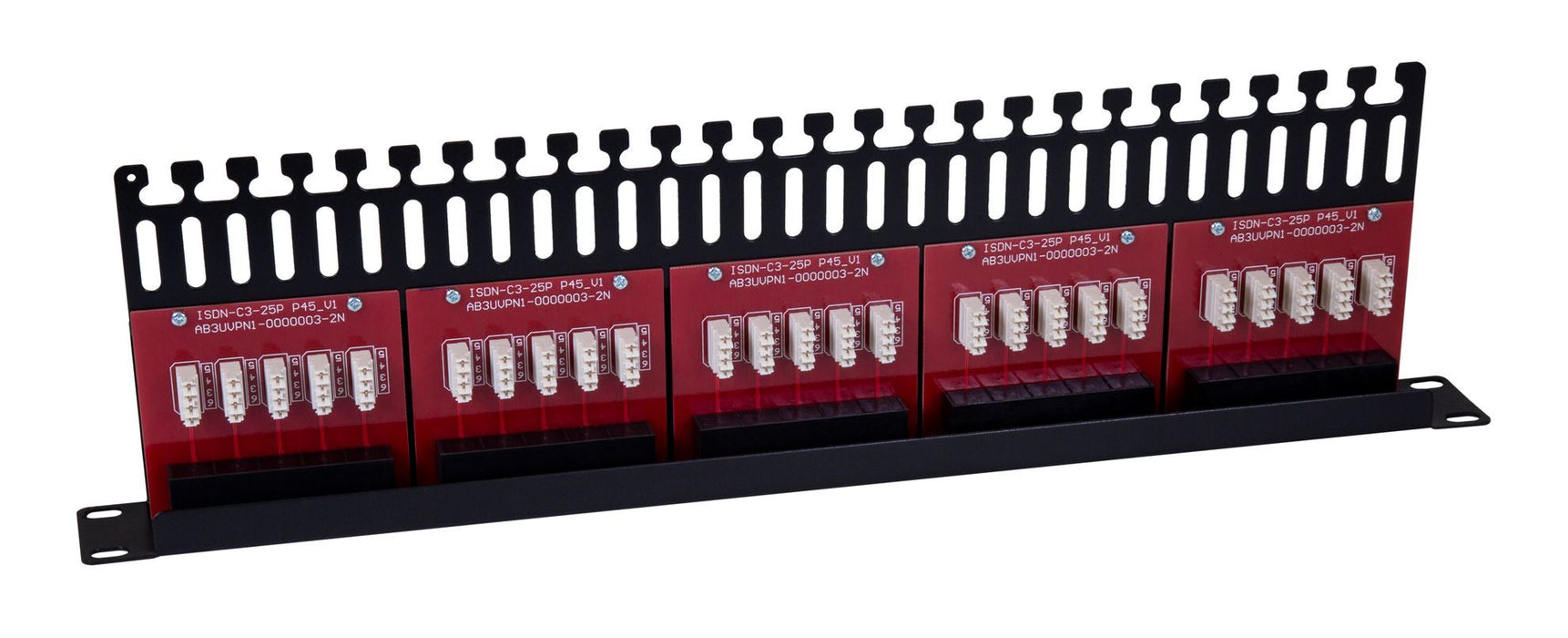 DYNAMIX 25 Port 19'' Voice Rated Patch Panel Unshielded. Cat3 Rated, Active pins