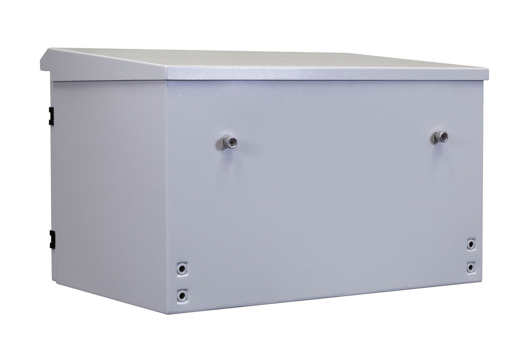 DYNAMIX 6RU Outdoor Wall Mount Cabinet. External Dims 611x425x390. IP65 rated. L