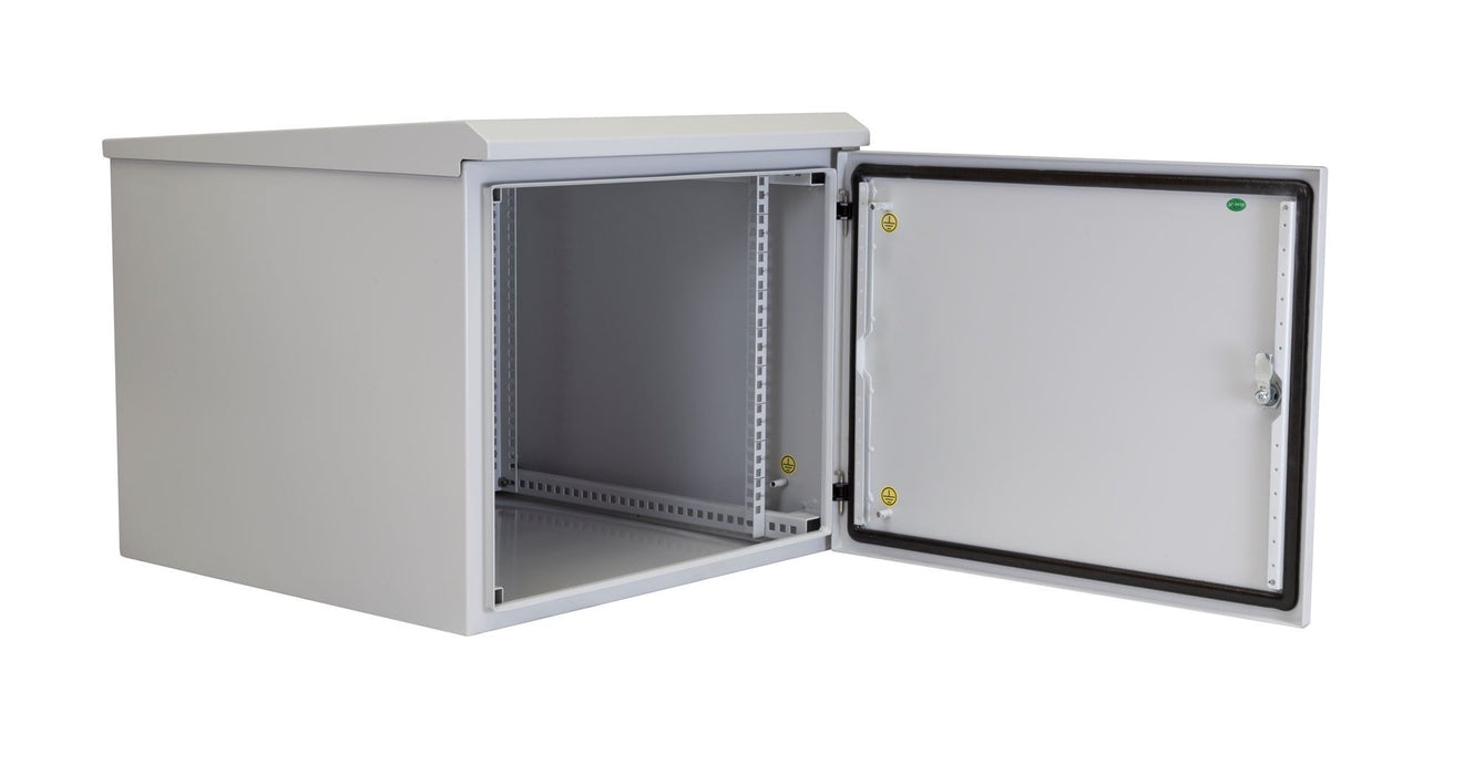 DYNAMIX 9RU Outdoor Wall Mount Cabinet. External Dims 611x525x515. IP65 rated. L