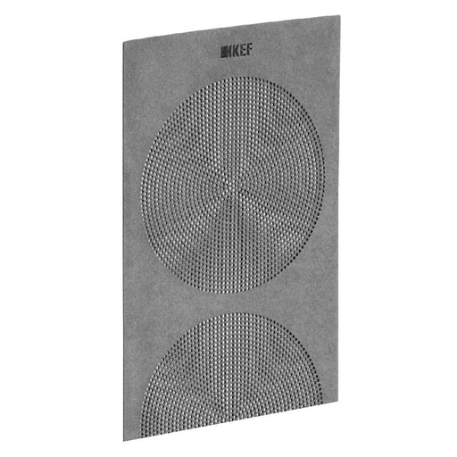 KEF Microfibre Grilles to fit KEF R7. Colour - Grey. SOLD AS A PAIR