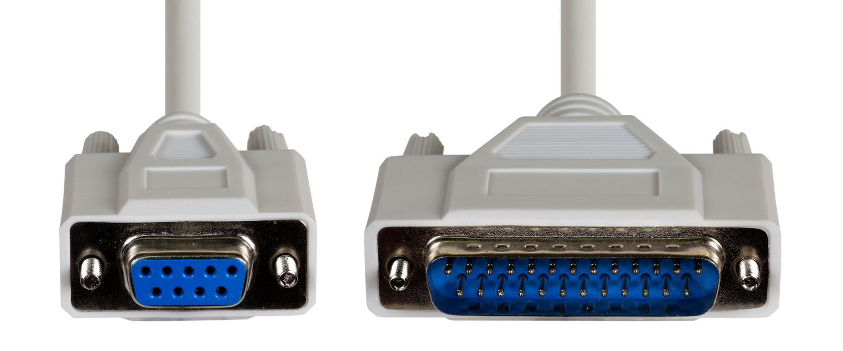 DYNAMIX 2m PC AT Serial Printer Cable - Moulded. DB9F/DB25M