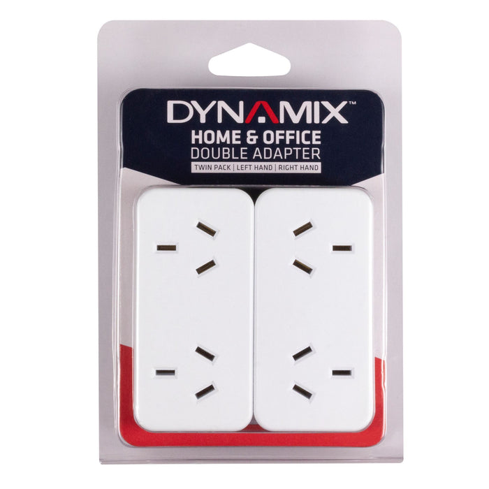 DYNAMIX horizontal Double Adaptor, A1L-Left Hand, A1R- Right Hand, twin pack