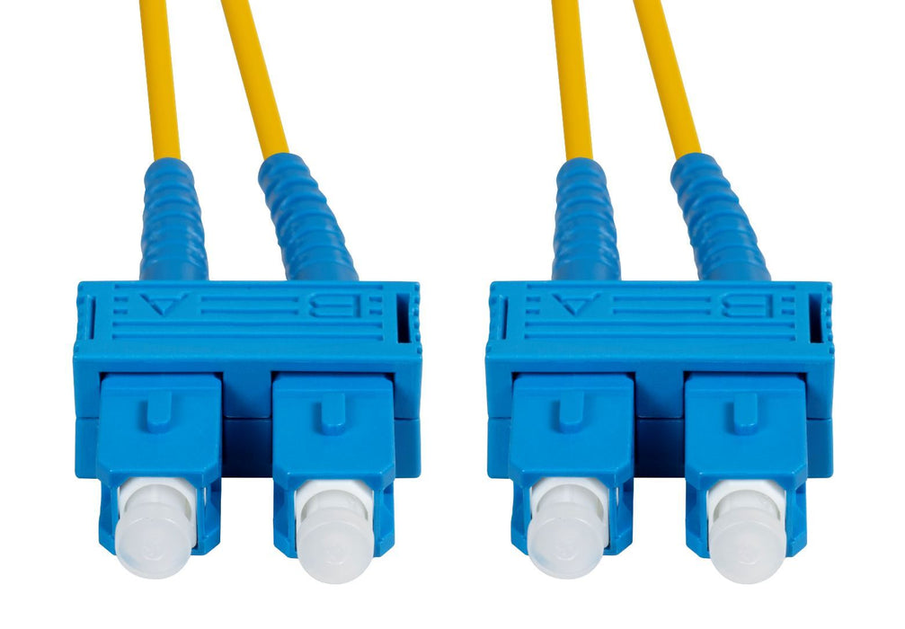 DYNAMIX 1M 9u SC/SC Duplex Single Mode G657A1 Bend Insensitive Fibre Lead Yellow