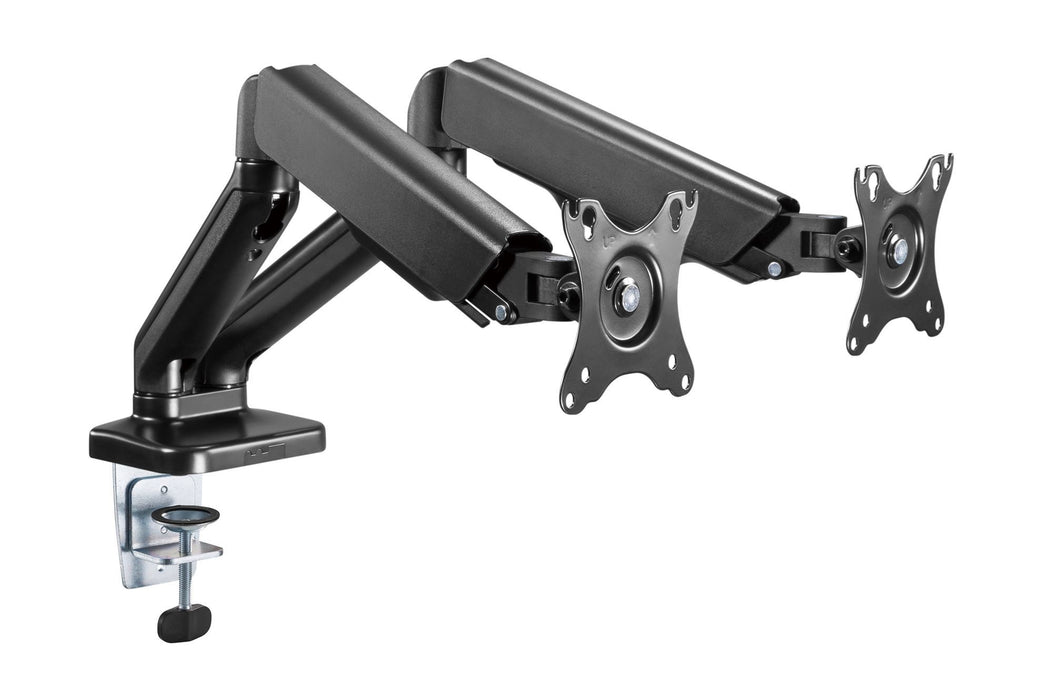 BRATECK Elegant Dual 17"-32" Counter Balance Monitor Desk Mount. Max Load up to