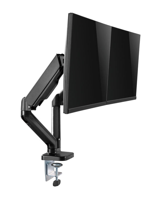 BRATECK Elegant Dual 17"-32" Counter Balance Monitor Desk Mount. Max Load up to