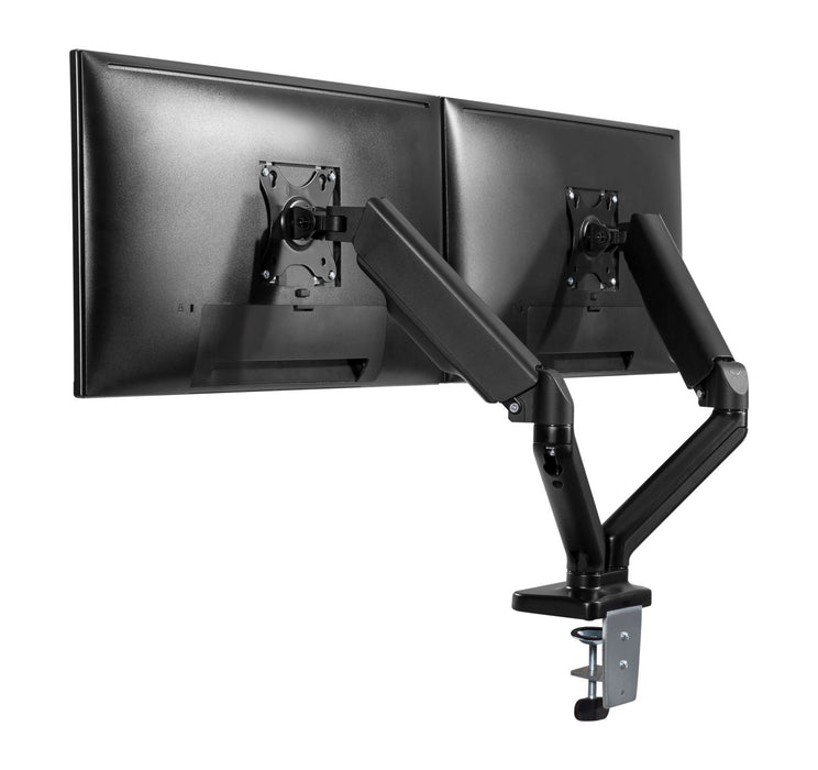 BRATECK Elegant Dual 17"-32" Counter Balance Monitor Desk Mount. Max Load up to