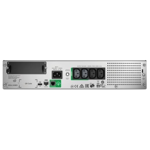 APC Smart-UPS 750VA (500W) 2U Rack Mount with Smart Connect. 230V Input/Output.