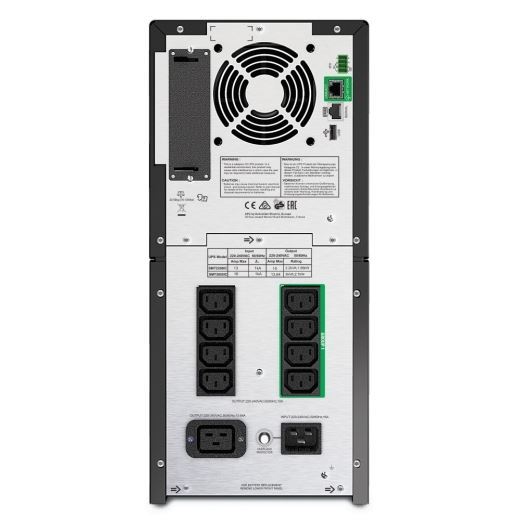 APC Smart-UPS 3000VA (1980W) Tower with Smart Connect. 230V Input/ Output. 8x IE