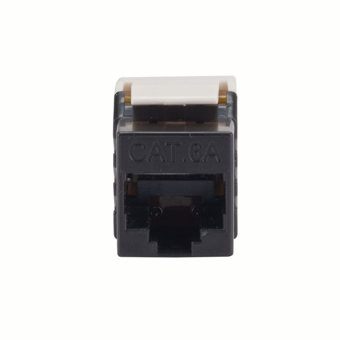 DYNAMIX Slimline Cat6A UTP jack. Colour Black