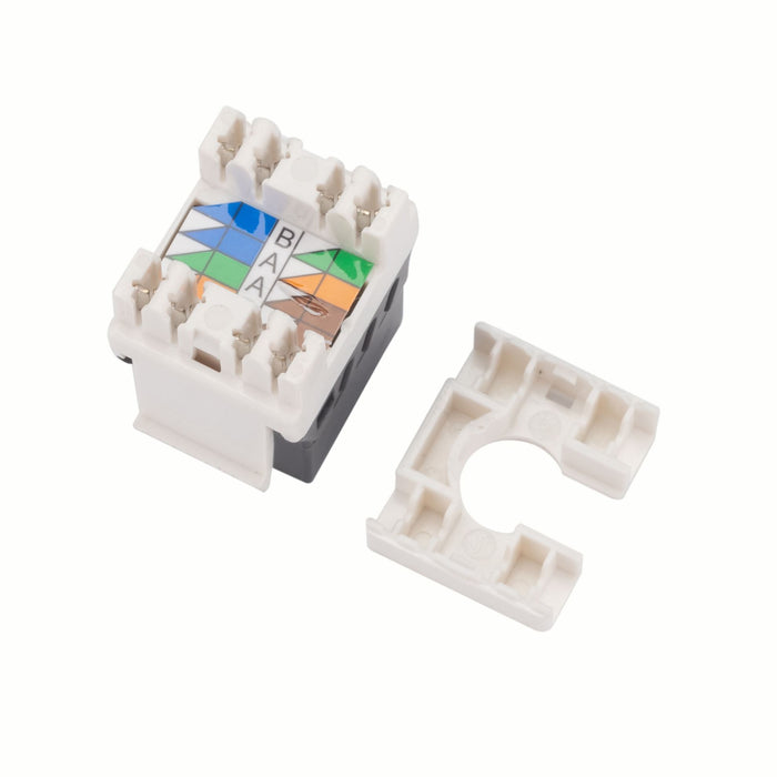 DYNAMIX Slimline Cat6A UTP jack. Colour Black