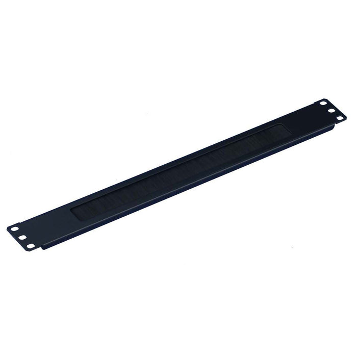 DYNAMIX 1RU 19'' Brush Cable Management Bar. Black Colour.