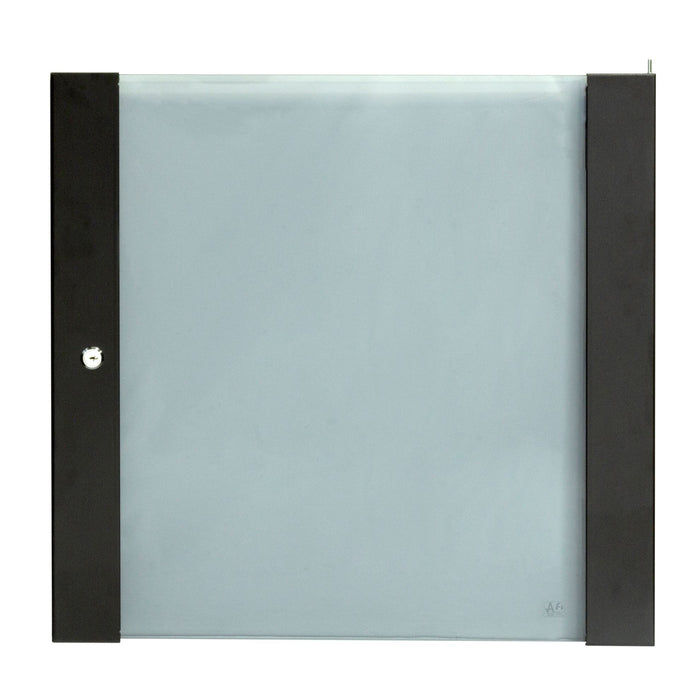 DYNAMIX 6RU Glass Front Door for RSFDS / RWM / RDME / RSFDL Series Cabinets.