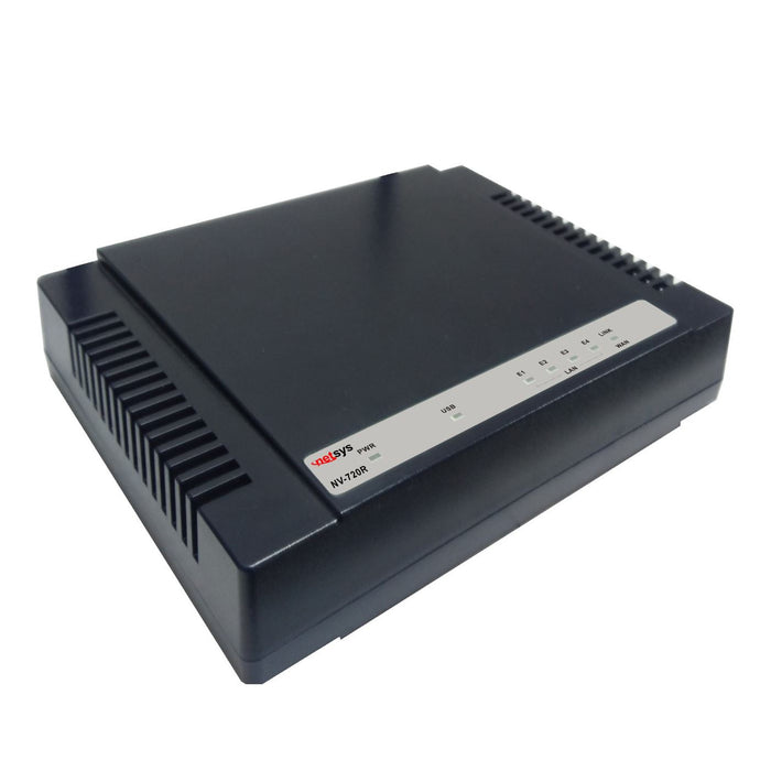 NETSYS VDSL2 CO RX LAN Extender. Wired Receiver for NV700L TX. 4x 100Mbps RJ45 a