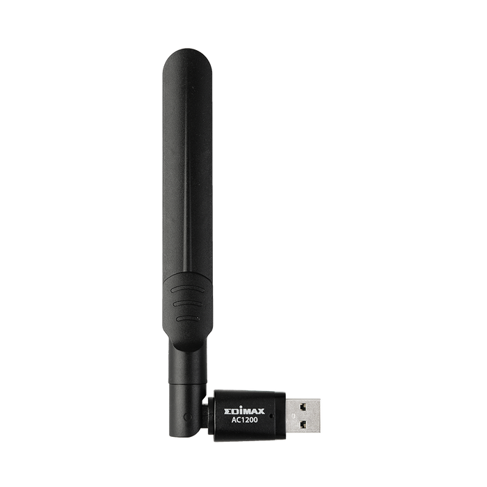 EDIMAX AC1200 Wireless Dual-Band USB-A Adapter. 802.11ac Standard, Supports USB